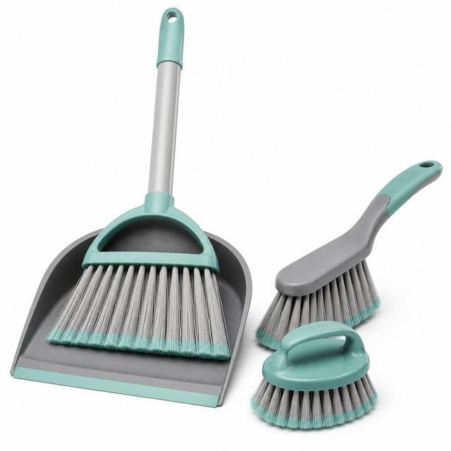 Broom, Dustpan & Utility Brush