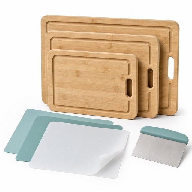 Cutting Board & Prep Mat Set